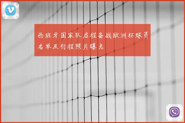 西班牙国家队启程备战欧洲杯球员名单及行程照片曝光